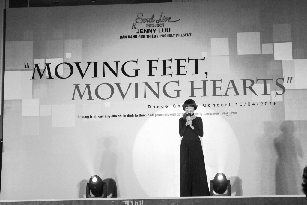 Chị Jenny Luu chia sẻ về lý do thúc đẩy chị tổ chức “Moving Feet, Moving Hearts”