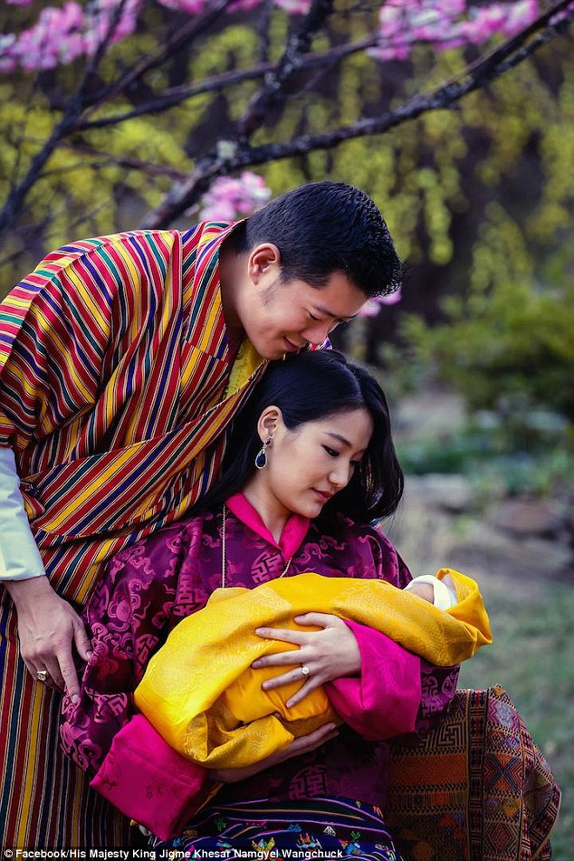 Gia đình của đức vua đất nước Bhutan